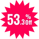 53.3%off