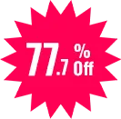 77.7%off